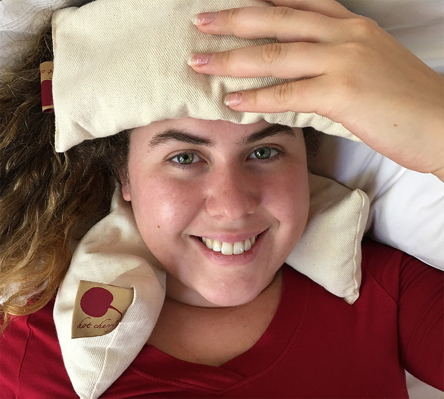 Feel Better Pack in Natural Denim: Square, Eye Pillow & Neck Wrap