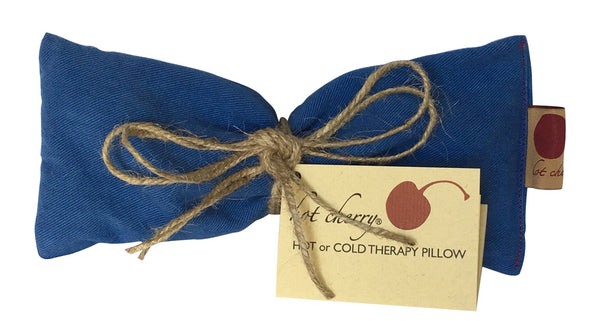 Hot Cherry Eye Pillow in Blue Denim image 1
