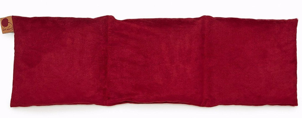Hot Cherry Triple Square Pillow in Plush Red Ultra-Suede