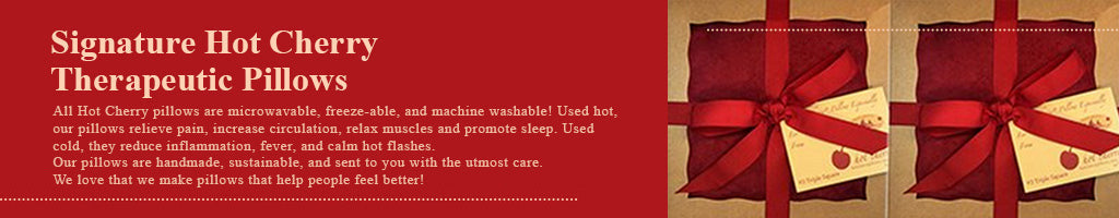 Signature Hot Cherry Therapeutic Pillows