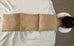 Triple Square Cherry Stone Pillow in Tan Ultra-Suede