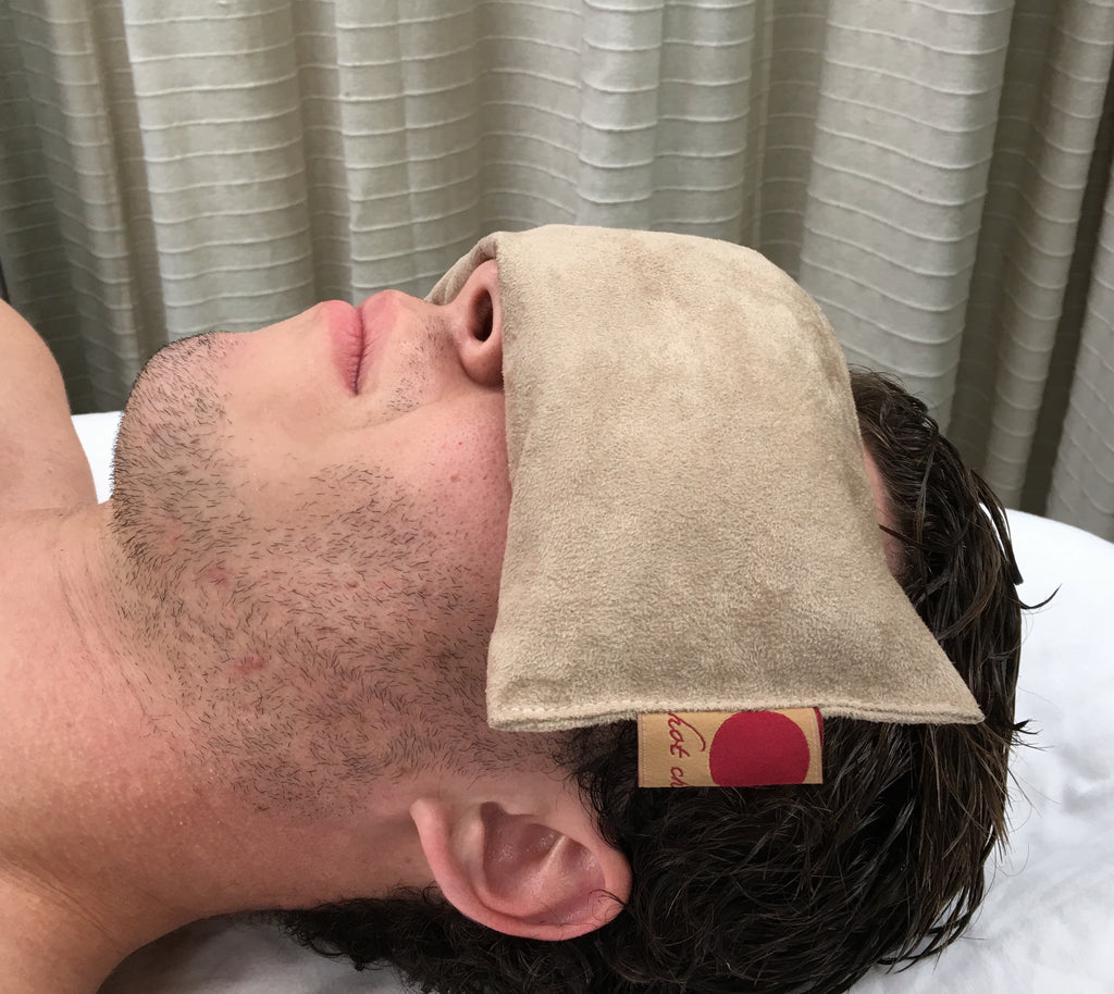 4SU Spa Tool, Eye Pillow, Tan Ultra-suede, Unwrapped