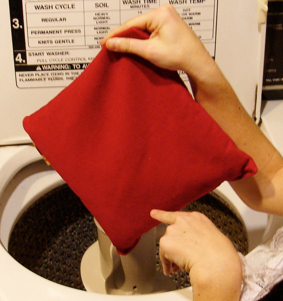 Hot Cherry Square Pillow in Plush Red Ultra-Suede