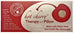 Hot Cherry Rectangular/Cervical Neck Pillow in Plush Tan Ultra-Suede
